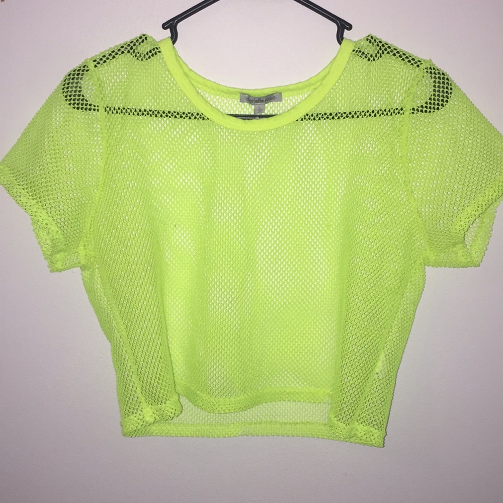 Fish net crop top